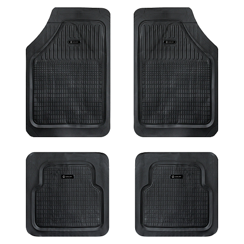 Ковры полимерные с выс. бортиком в салон автомобиля, универсальные, цвет черн., компл. 4 шт.