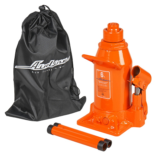 Домкрат телескопич. 6т 230-480мм, сумка