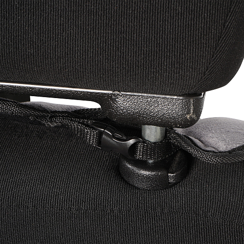 Накидки "Алькантара", передние (2 шт.), серые