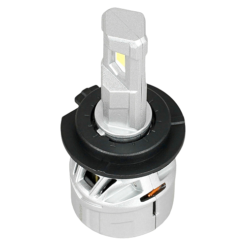 Лампа светодиодная H7 ULTRA, 55Вт, 10400Лм (5200Лм x 2), 6500К (Белый), 12/24В, комплект 2 шт.