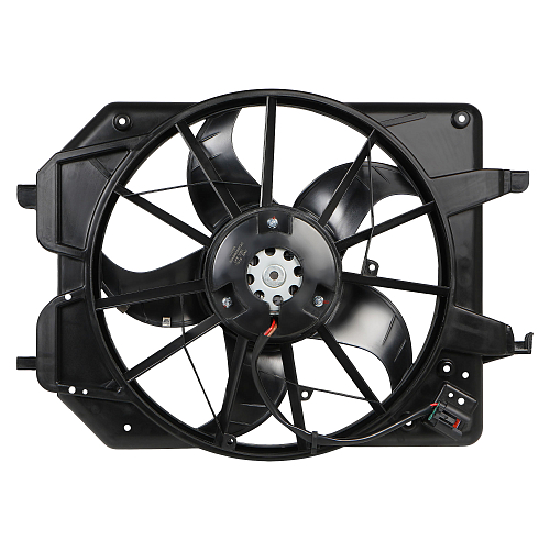 Электровентилятор охлаждения для автомобилей Ford Focus I (98-) (с кожухом)