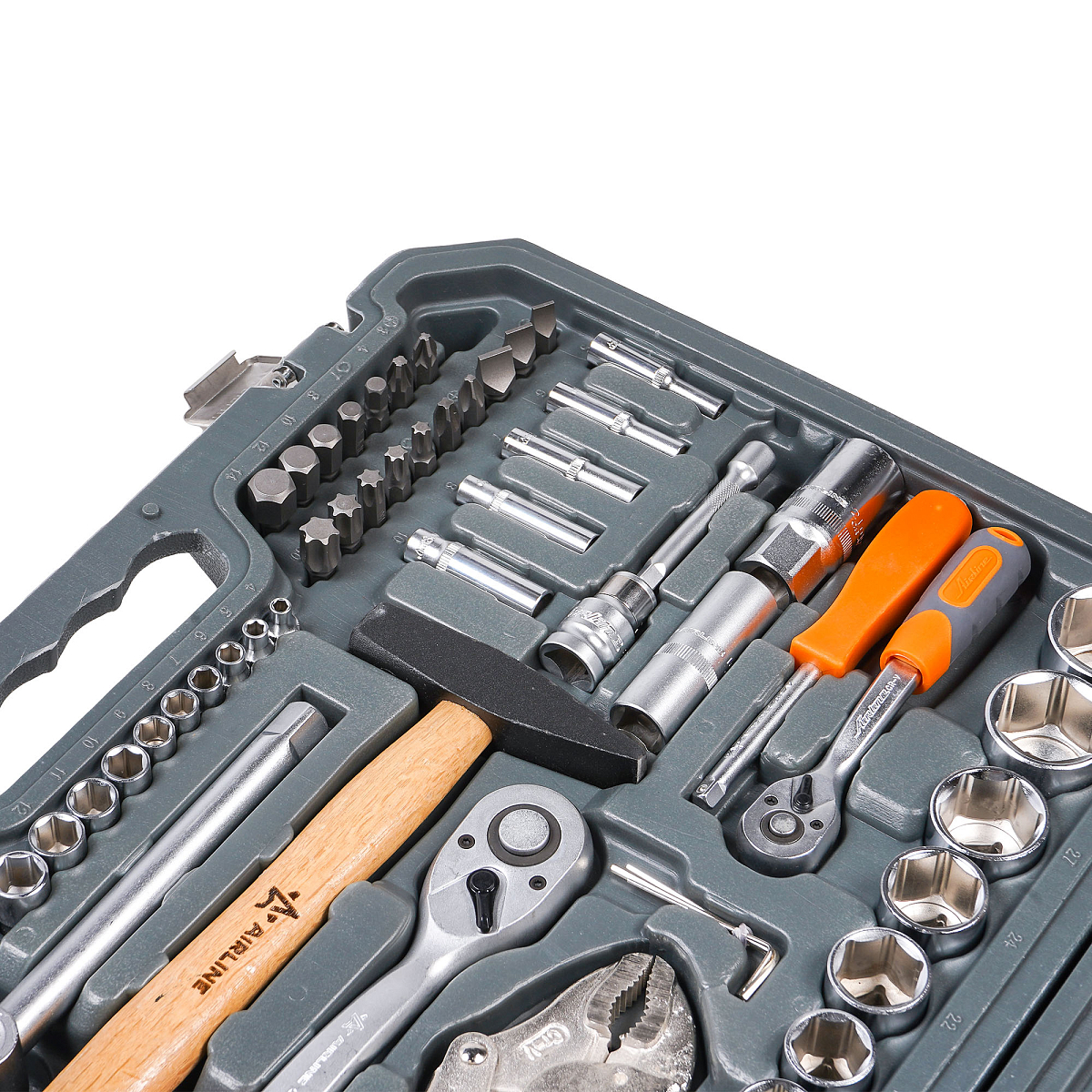 Набор инструментов универсальный 78пр. (головки 1/2", 1/4") кейс