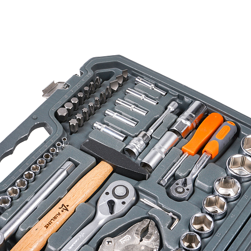 Набор инструментов универсальный 78пр. (головки 1/2", 1/4") кейс