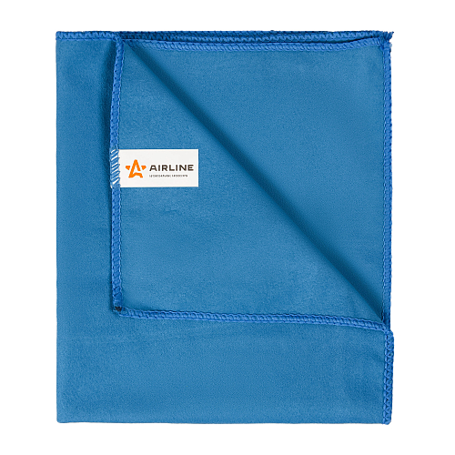 Салфетка из микрофибры двухсторонняя синяя (35*40 см)