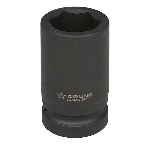 Головка ударная торцевая 1"DR шестигранная 34мм, L=90мм