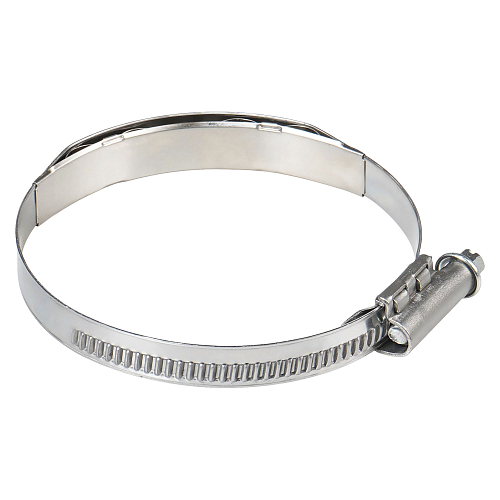 Хомут червячный 70-90/12мм с пружинной вставкой, W2 (нерж.)