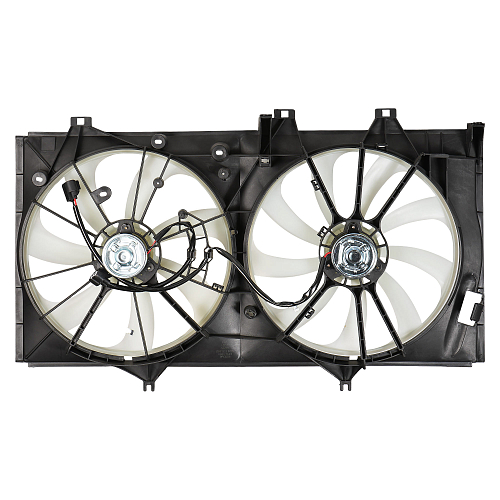 Электровентилятор охлаждения для автомобилей Toyota Camry (XV50) (11-) 3.5i (2 вент.) (с кожухом)