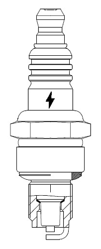 Свеча зажигания для мототехники Husqvarna 580 BTS ан. CMR7H