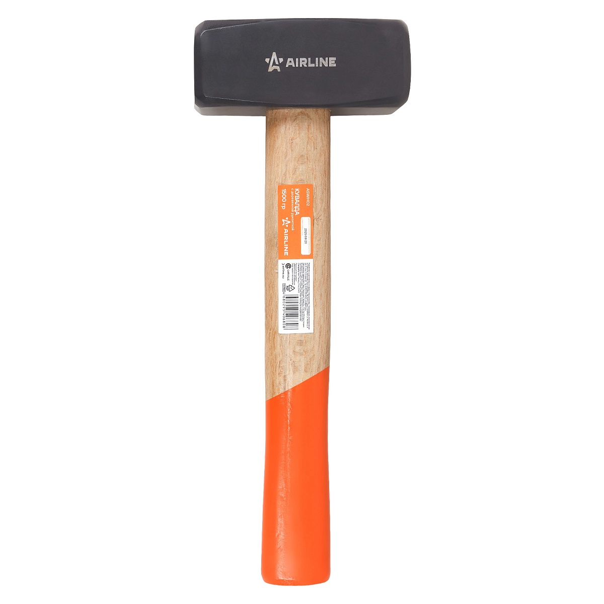 Кувалда с деревянной рукояткой 1500гр