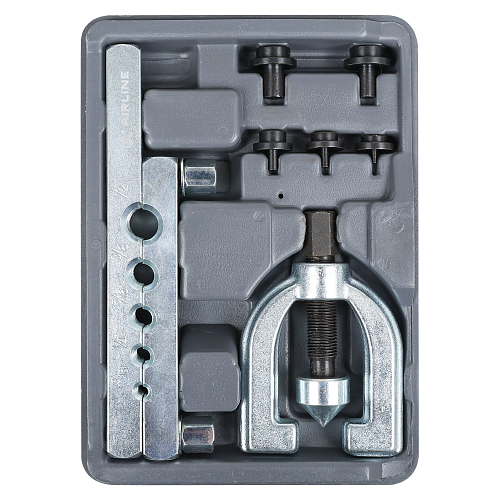 Инструмент для развальцовки труб D=3/16-1/2, набор 7пр.