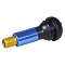 Вентиль для б/к шин TR414C c декор. колпачком, синий