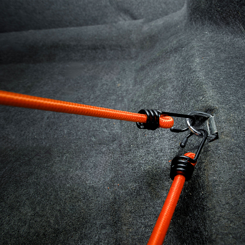 Резинки-стяжки набор 10 шт. 100 см, D-8 мм (металлические крючки)