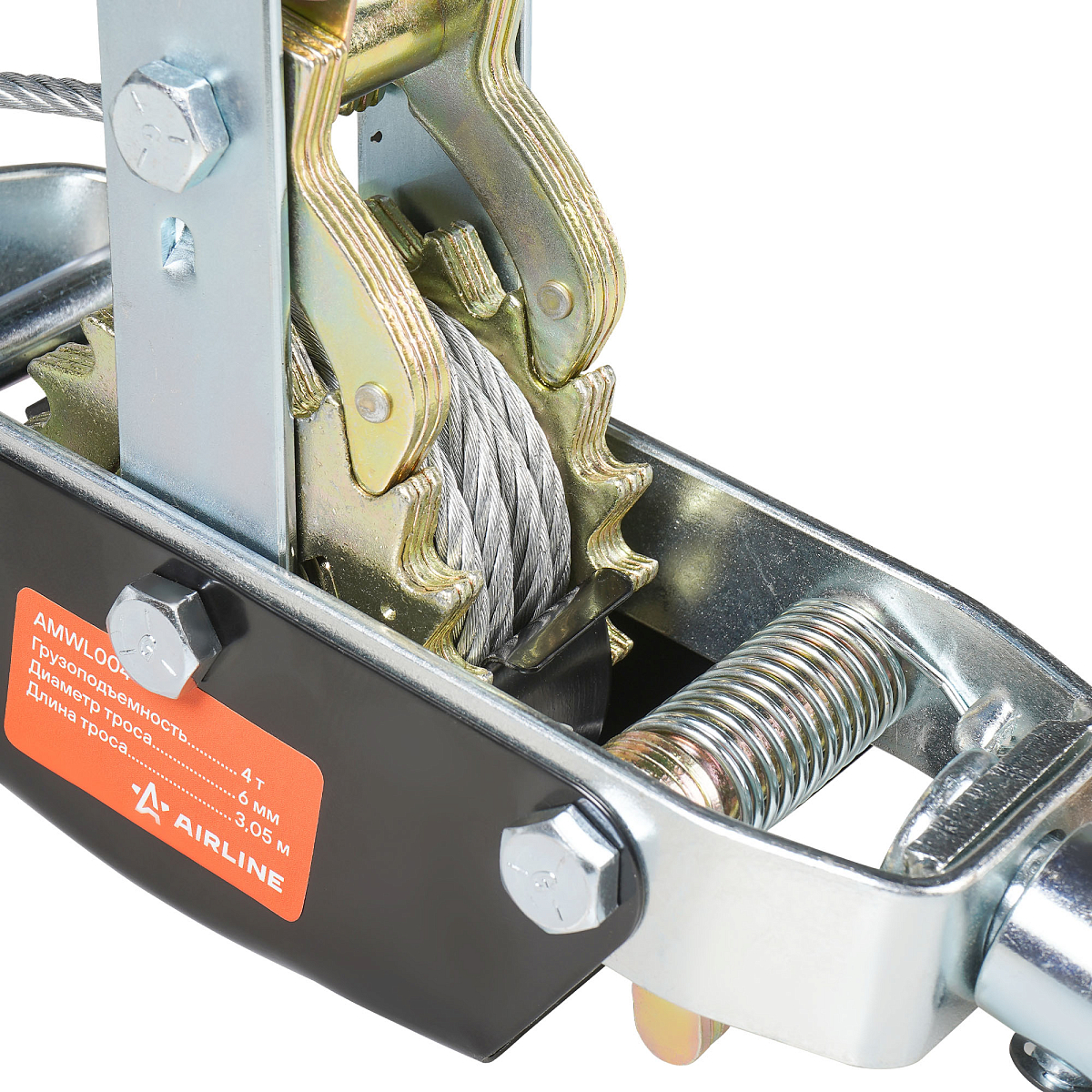 Лебедка ручная рычажная с двойным храповым механизмом 4 т, 3,05 м