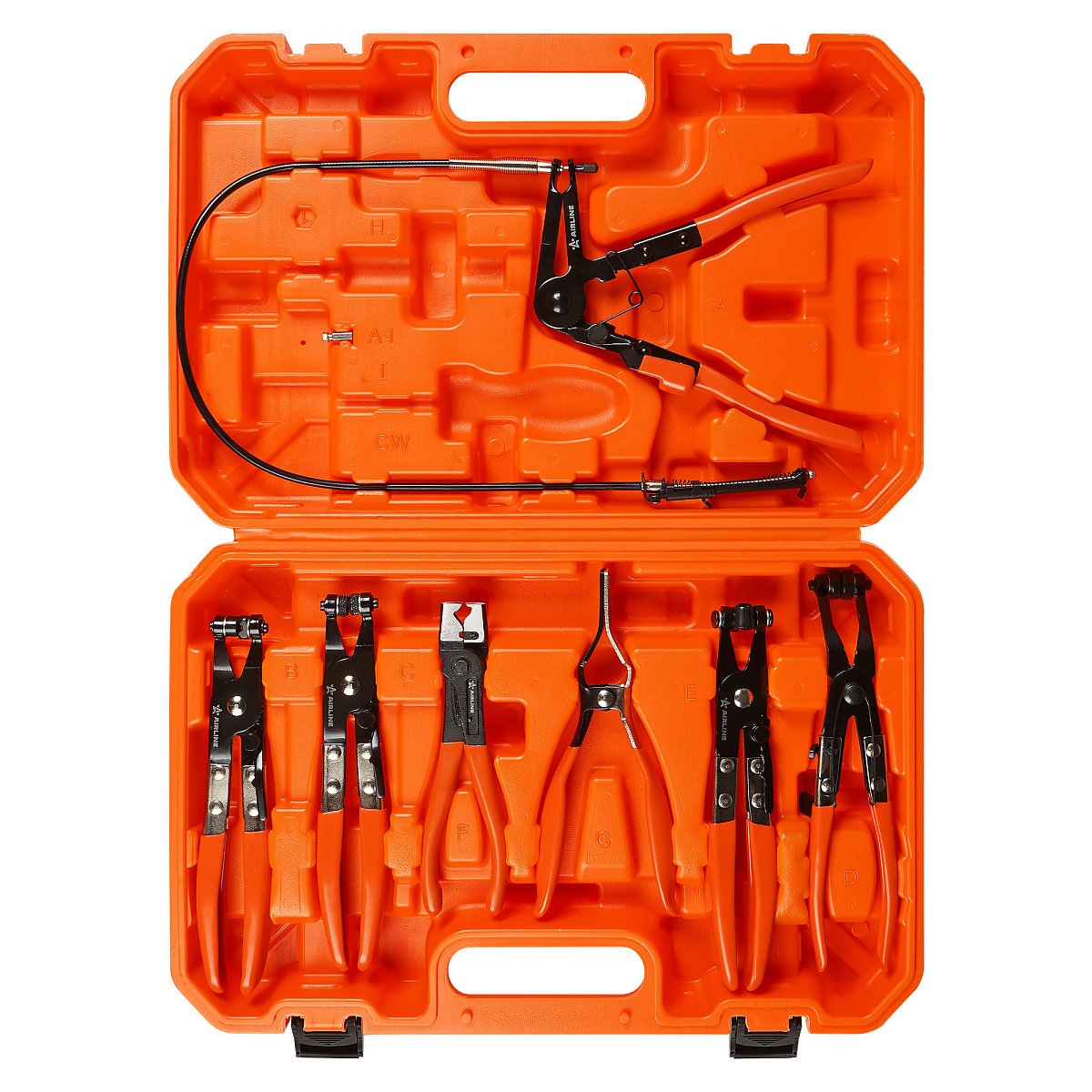 Набор инструментов для снятия и установки хомутов и шлангов 7 пр.