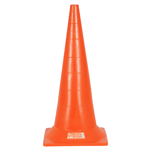 Конус дорожный 750мм, без световозвр.полос, оранжевый