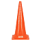Конус дорожный 750мм, без световозвр.полос, оранжевый