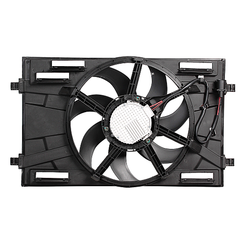 Электровентилятор охлаждения для автомобилей Skoda Octavia A7 (13-)/VW Tiguan II (16-) (с кожухом) (тип Magna)