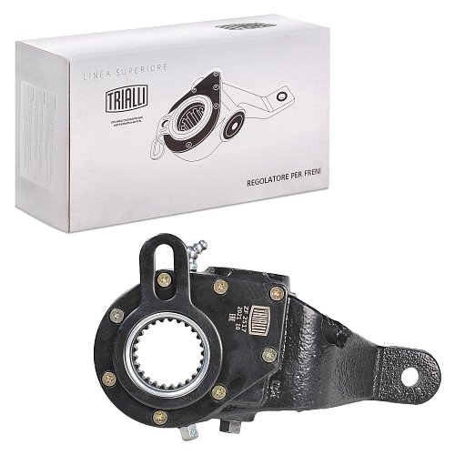 Рычаг тормоза регулировочный автоматический (трещотка) для автомобилей МАЗ 5440, 544069, 643068 задний правый (эвольвентный, узкий шлиц)