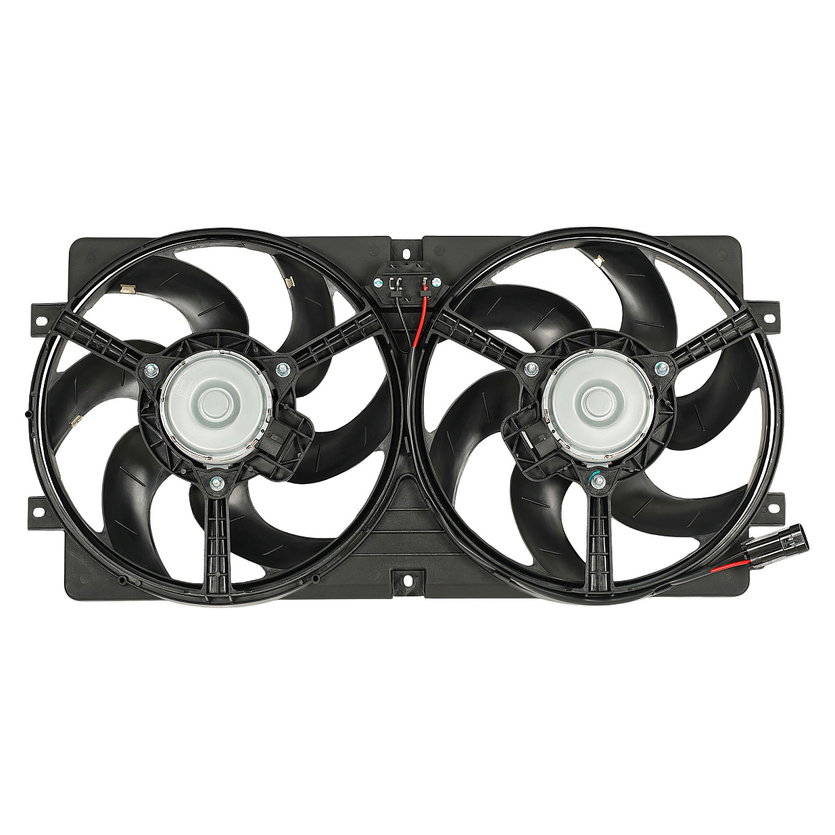 Электровентилятор охлаждения для автомобилей 2123 Chevrolet Niva (2 вент.) (с кожухом и резист.)