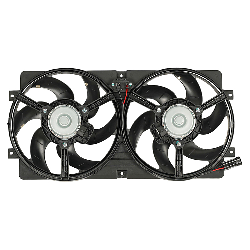 Электровентилятор охлаждения для автомобилей 2123 Chevrolet Niva (2 вент.) (с кожухом и резист.)