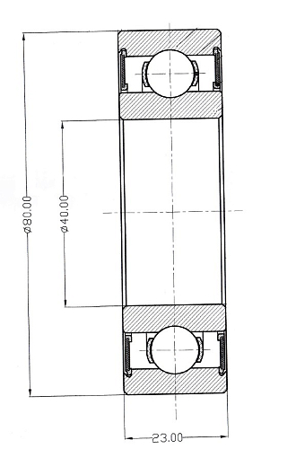 Подшипник полуоси для автомобиля Лада 2121