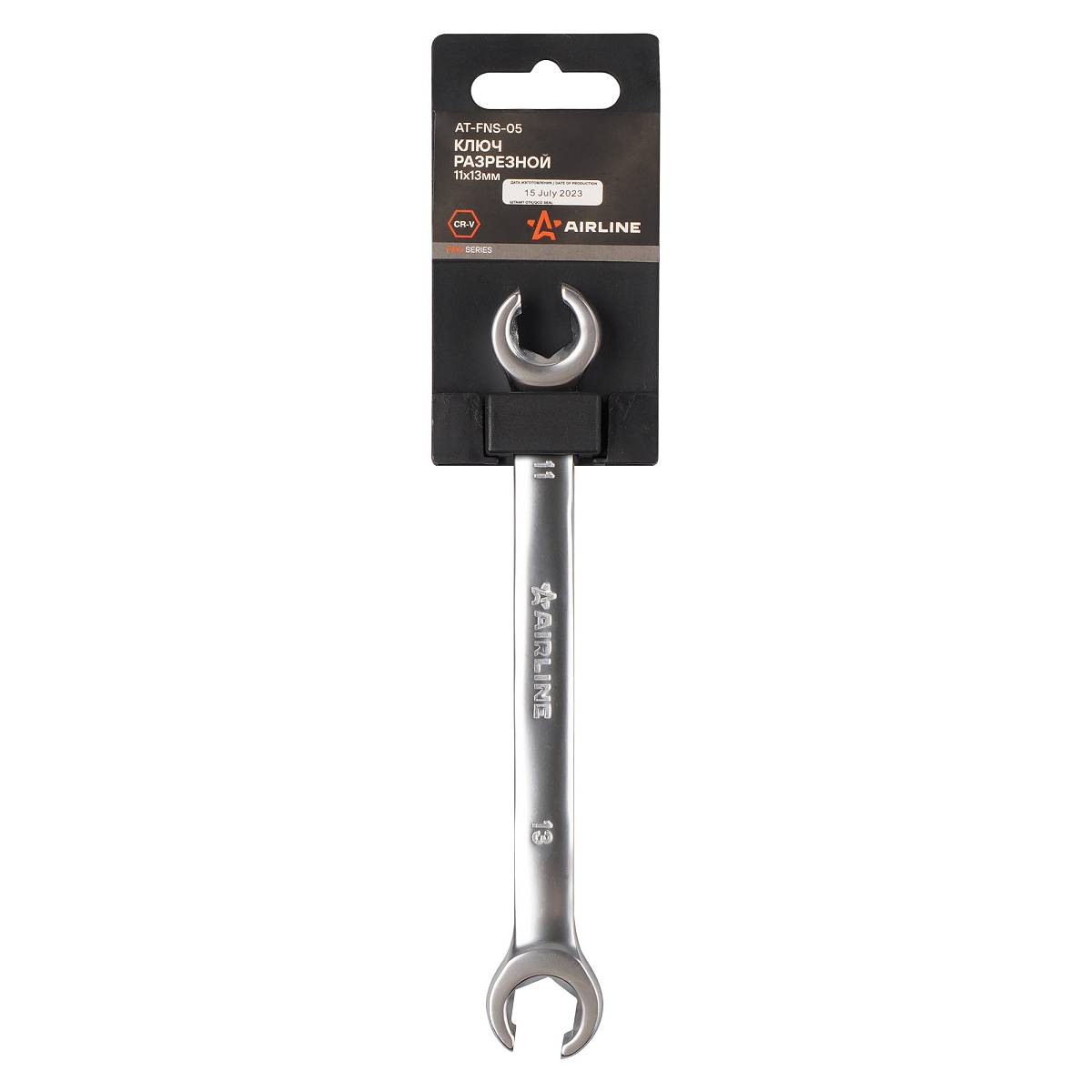 Ключ разрезной 11х13мм PRO, пласт.подвес