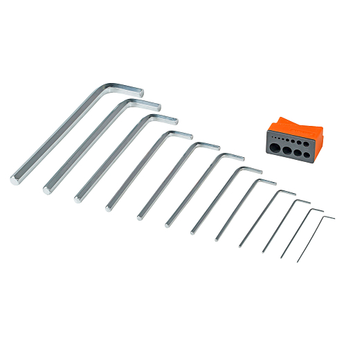 Набор ключей шестигранных удлинённых 12пр. (1.5-14мм) пласт.подвес