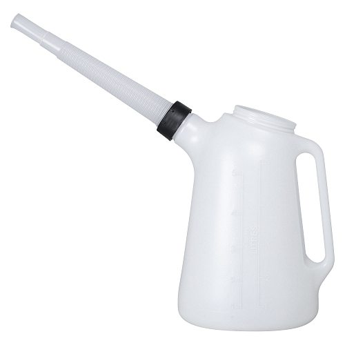 Емкость (лейка) мерная 5л пластиковая для масла и технических жидкостей