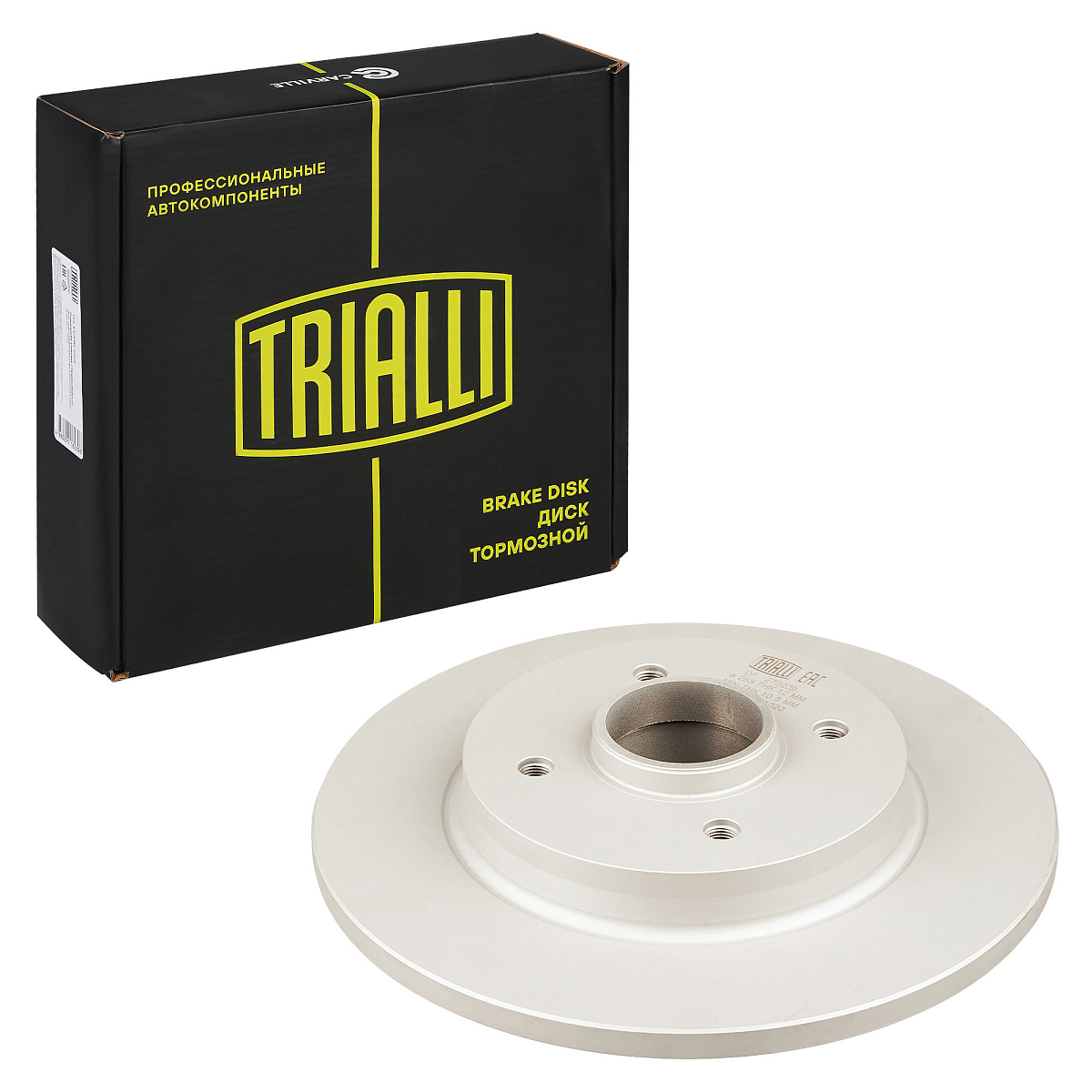 Диски тормозные для автомобилей Peugeot 308 (07-) / Citroen Berlingo (08-) задний d=268 окрашенный