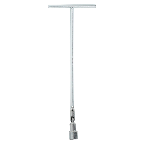 Ключ свечной Т-образный 21мм, 350мм INDUSTRY металл.рукоятка, резиновый фиксатор