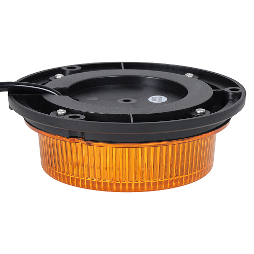 Маяк проблесковый светодиодный PRO, 18Вт, 18LED, 12/24В, 7 режимов, болтовое крепление, D-120мм, H-40мм