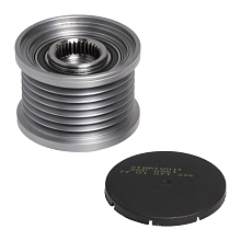 Шкив с обгонной муфтой генератора для автомобилей Renault Duster (12-)/Nissan Terrano (14-) 2.0i