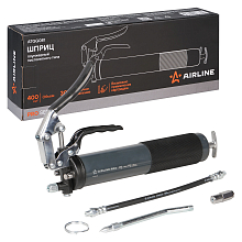 Шприц плунжерный пистолетного типа 400см3 PRO клапан уд воздуха (возможно примен картриджа)