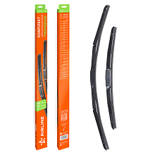 Щетки стеклооч комплект (2 штуки) 650/450мм (26"/18") гибридные с креплением "Крючок 9x3, 9x4 мм" (AWBM278)