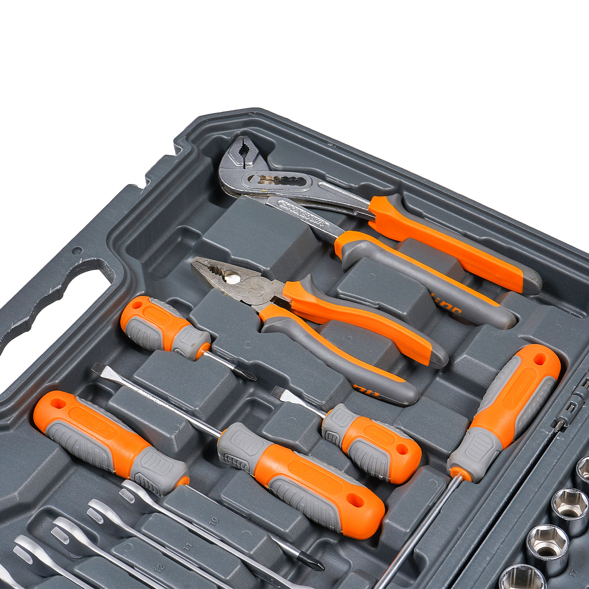 Набор инструментов универсальный 72пр. (головки 1/2", 1/4") кейс
