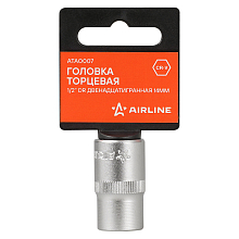 Головка торцевая 1/2"DR двенадцатигранная 14мм, L=38мм пласт.подвес