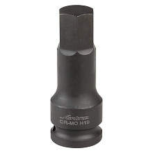 Головка ударная торцевая 1/2"DR внешний шестигранник H19, L=78мм