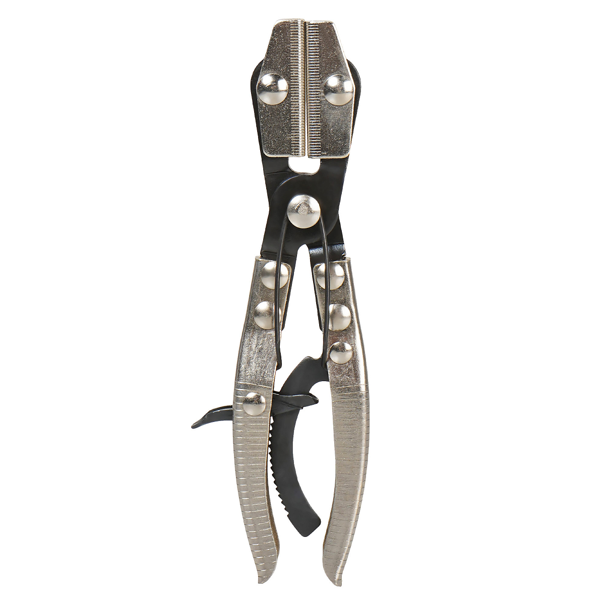 Зажим с фиксатором для шлангов L=200мм