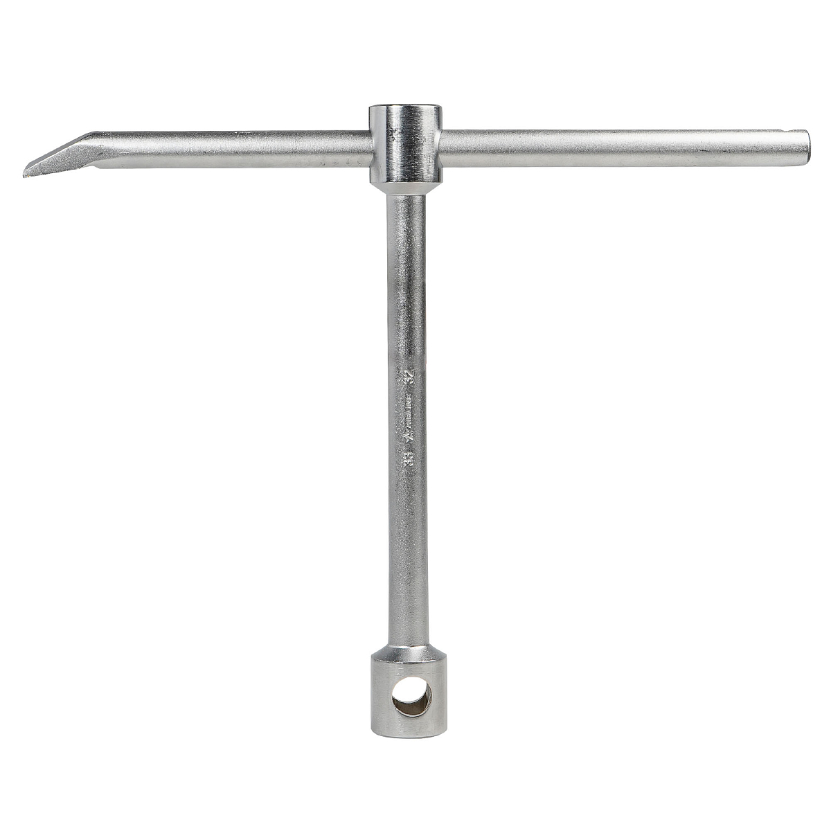 Ключ баллонный торцевой кованый 32*33*400мм с воротком