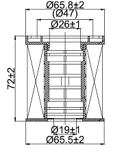 Фильтр масляный для автомобилей Hyundai Sonata (19-) 1.6i/Kia Sorento (20-) 1.6hyb