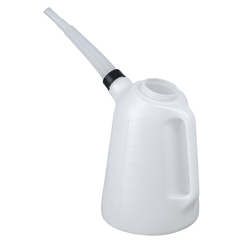 Емкость (лейка) мерная 8л пластиковая для масла и технических жидкостей