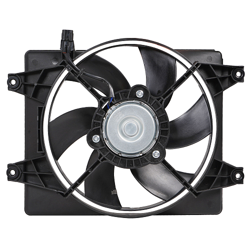 Электровентилятор кондиционера для автомобиля Hyundai Accent (99-) MT (с кожухом)