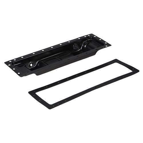 Бачок радиатора охлаждения для тракторов МТЗ-80/82 (нижний, с прокладкой)