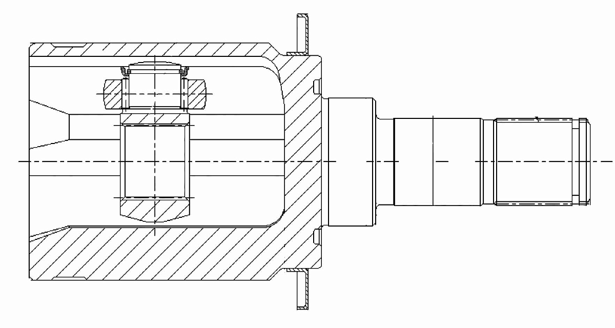 ШРУС внутренний задний правый для автомобилей Honda CR-V (99-) 2.0i AT/MT 4WD/CR-V (12-) 2.4i 4WD