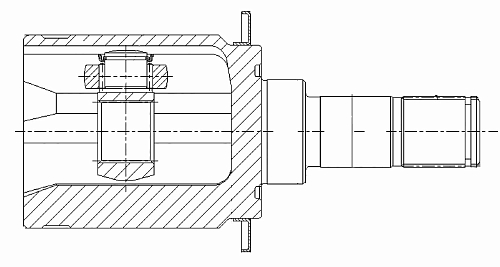 ШРУС внутренний задний правый для автомобилей Honda CR-V (99-) 2.0i AT/MT 4WD/CR-V (12-) 2.4i 4WD