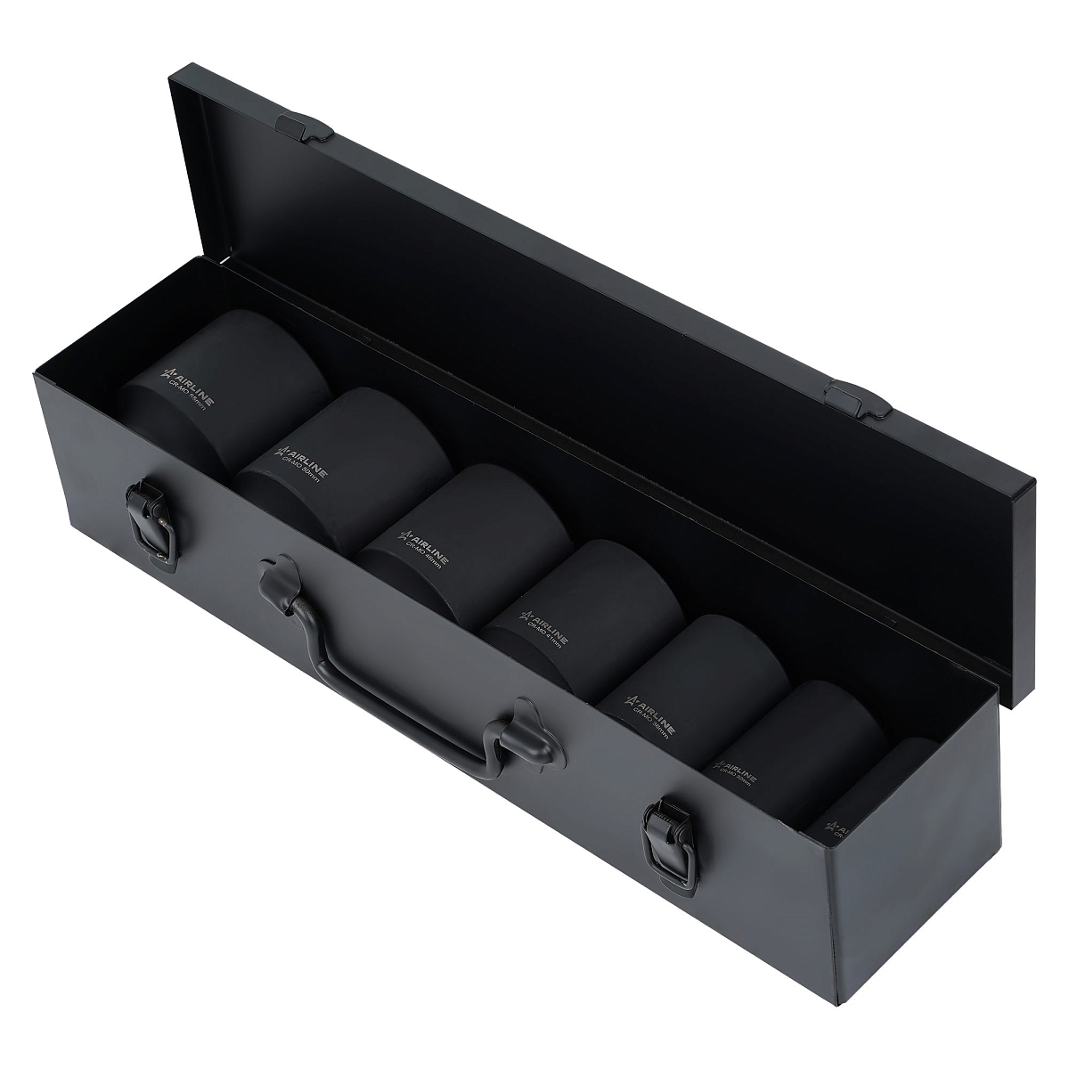 Набор головок ударных 3/4"DR L=90мм, 7пр. (30-55мм) металл.кейс