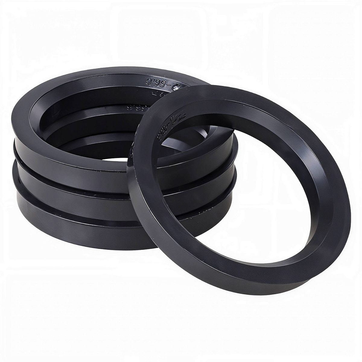 Кольцо центровочное для литого диска 73.1-56.6мм, комплект 4 шт., пластик