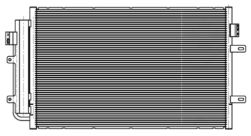 Радиатор кондиционера для автомобилей Daily (11-)