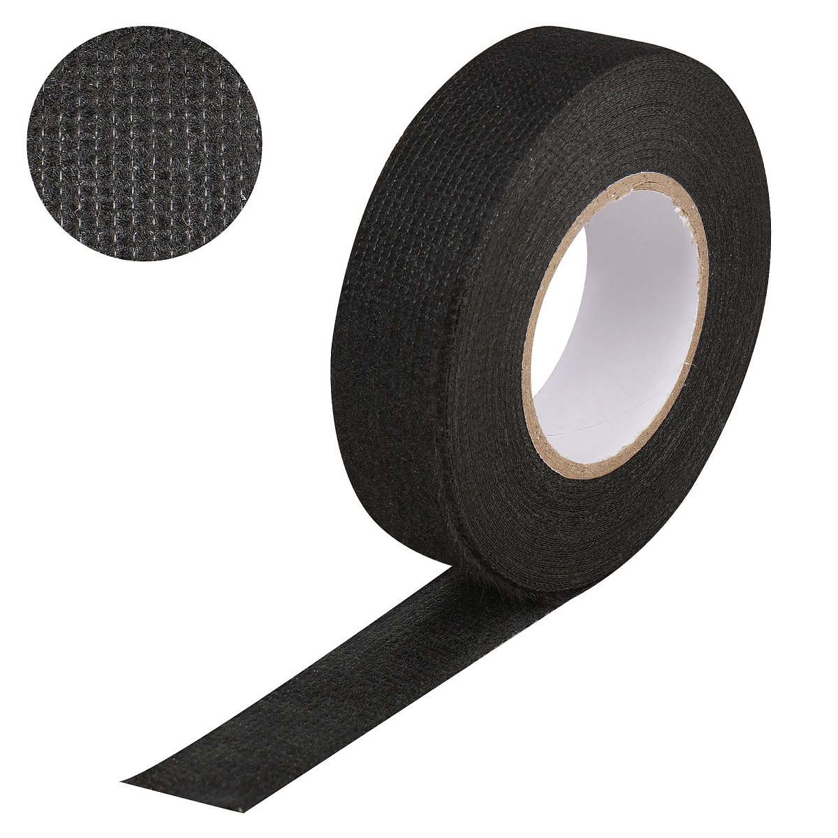 Изолента для жгутирования проводки 19 мм*10 м, антискрип, на осн. флиса