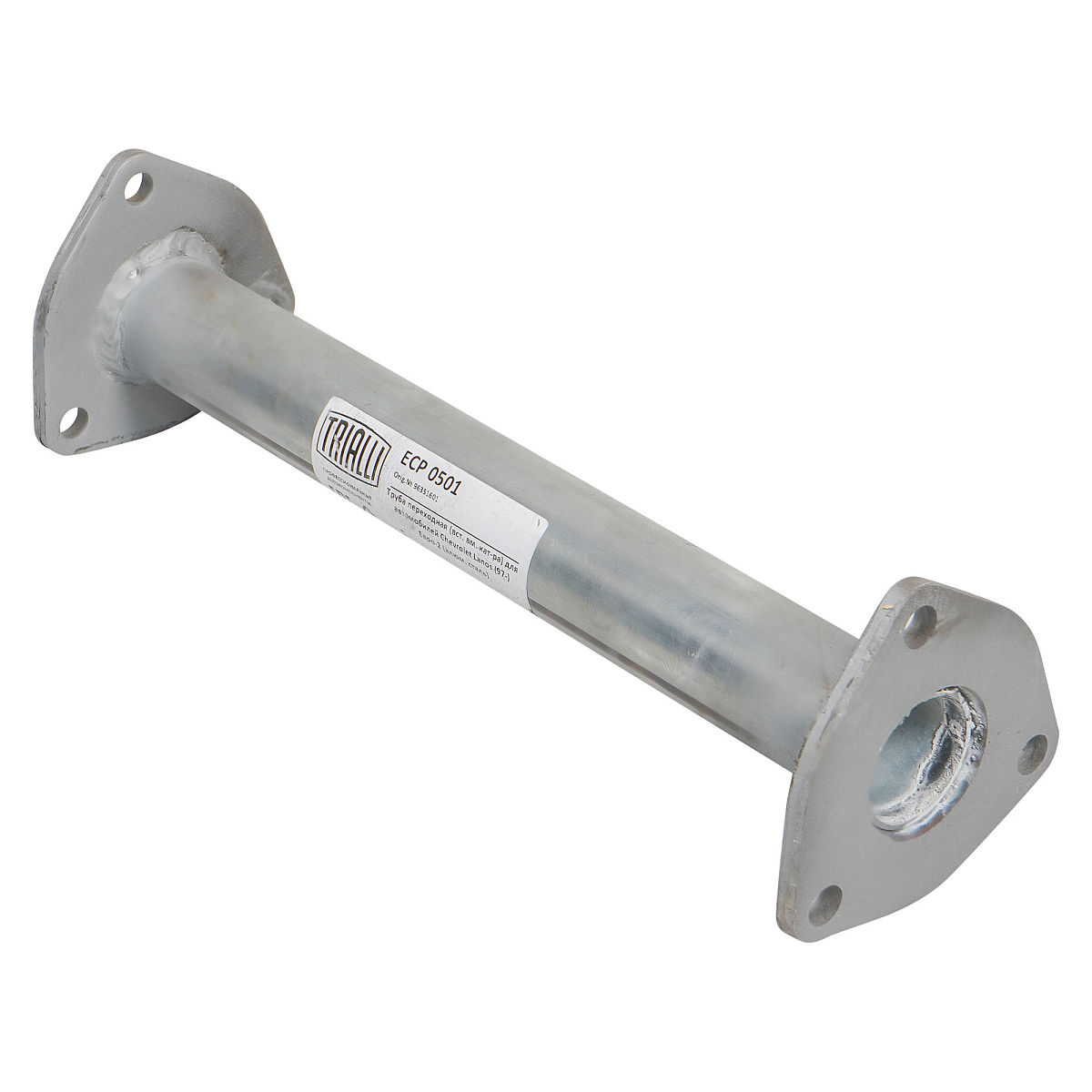 Труба переходная (вставка вместо катализатора) для автомобилей Chevrolet/Daewoo Lanos (97-) Евро-2 (алюминизированная сталь)